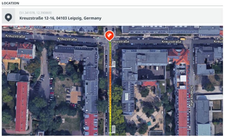 nextfleet accident management location map:w750:h500