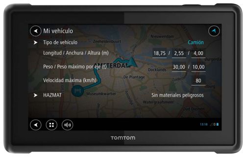 Ajustes de cami&oacute;n para TomTom PRO 827x